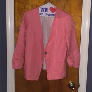 Pink blazer